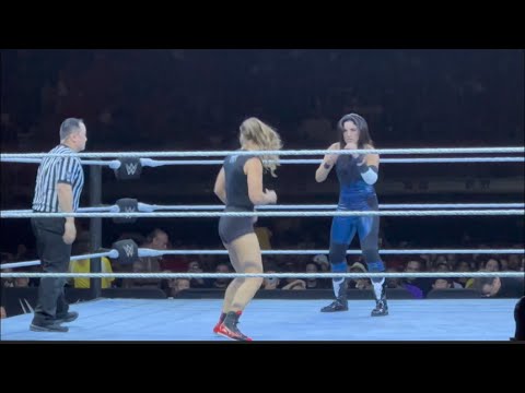Ronda Rousey vs Raquel Rodriguez Championship Match - WWE Live Event