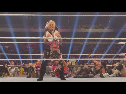 Michelle McCool makes surprise Royal Rumble entrance and smashes everyone