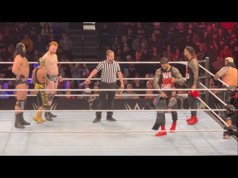 Rey Mysterio, Sheamus, Drew McIntyre vs Solo Sikoa, Jey Uso, & Jimmy Uso - WWE Live