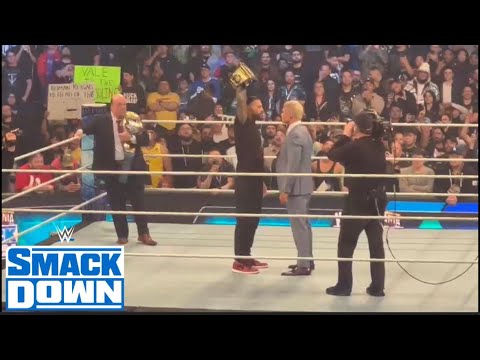Roman Reigns confronts Cody Rhodes before Wrestlemania - WWE Smackdown 3/31/23