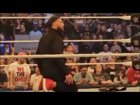 Fans chanting at Roman Reigns after WWE Smackdown goes off air!!