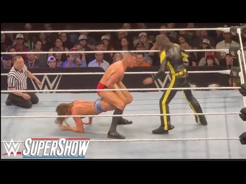 Matt Riddle vs Gunther vs Nakamura Intercontinental Championship Full Match - WWE Supershow 6/17/23