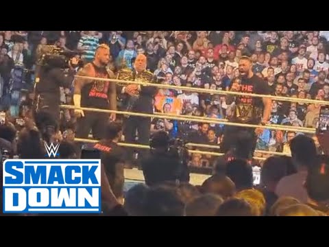 The Bloodline battle during Civil War the night before Money in the Bank - WWE Smackdown 6/30/23