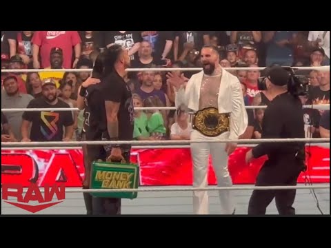 Damian Priest & Rhea Ripley confront Seth Roll - WWE Raw 7/3/23