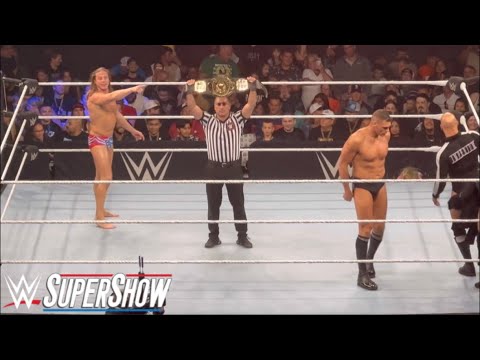 Matt Riddle vs Gunther Intercontinental Championship - WWE Live 7/29/2023