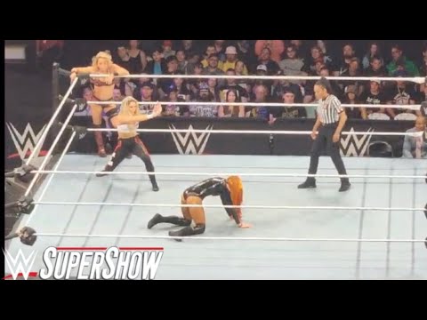 Becky Lynch vs Trish Stratus and Zoey Starks – WWE Supershow Ottawa 8/19/23