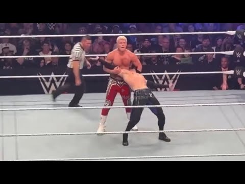 Cody Rhodes vs Finn Balor Street Fight - WWE Live Event