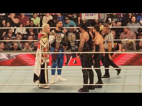 Tag Team Championships - The Judgment Day vs Cody Rhodes & Jey Uso Full Match - WWE Raw 10/16/2023