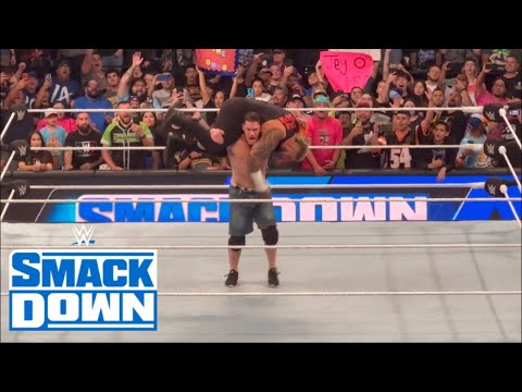 Solo Sikoa Answers John Cena’s Open Challenge Full Segment - WWE Smackdown 10/20/2023