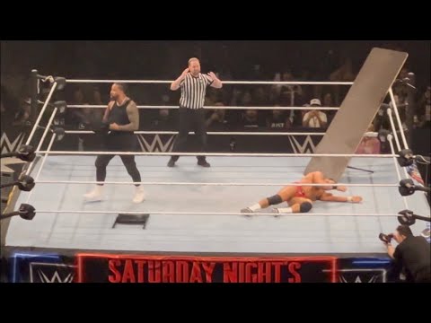 Jimmy Uso Destroys LA Knight During WWE Live Event 10/21/2023