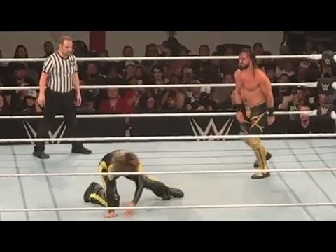 Seth Rollins vs Shinsuke Nakamura Full Match - WWE Live Event