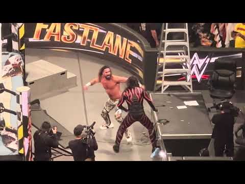 Shinsuke Nakamura vs Seth Rollins Last Man Standing Match (Part 2) - WWE Fastlane 10/7/2023