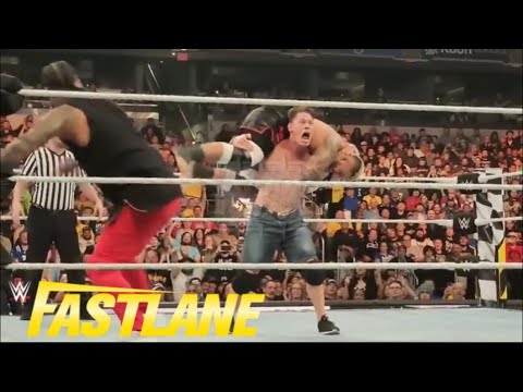 The Bloodline vs LA Knight & John Cena Full Match - WWE Fastlane 10/7/2023