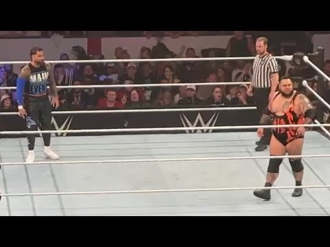 Jey Uso vs Bronson Reed Full Match - WWE Live Event