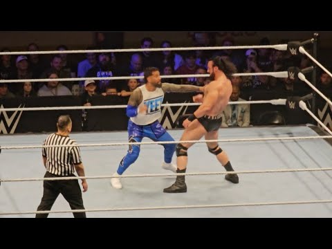 Drew McIntyre vs Jey Uso - WWE Live Event
