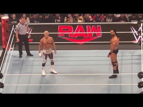 Cody Rhodes vs Drew McIntyre Full Match - WWE Raw 2/19/2024