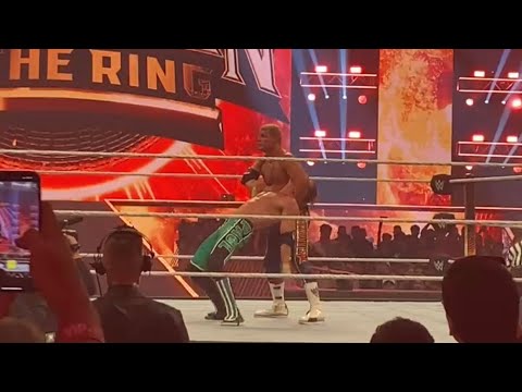 Cody Rhodes defeats Logan Paul live crowd pop during WWE King and Queen of the Ring