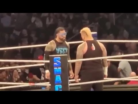 Jey Uso vs Solo Sikoa Off Air Dark Match after WWE Smackdown!