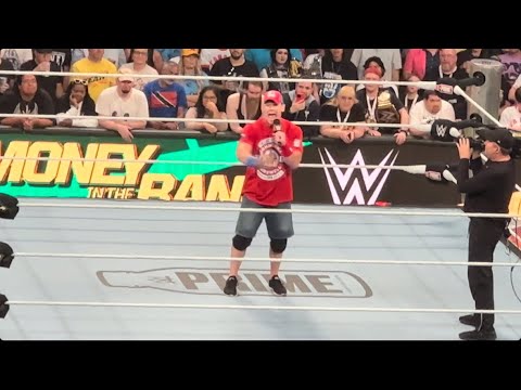 John Cena retires with live crowd pop at WWE Money in the Bank 7/6/2024