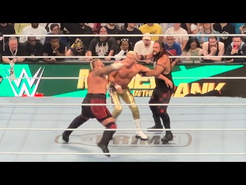 The Bloodline defeat Cody Rhodes, Kevin Owens, and Randy Orton - WWE Money in the Bank 7/6/2024