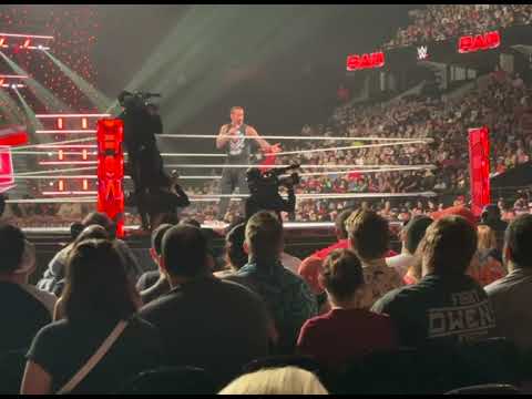 CM Punk kicking off WWE Raw live Ottawa crowd reaction 7/8/2024