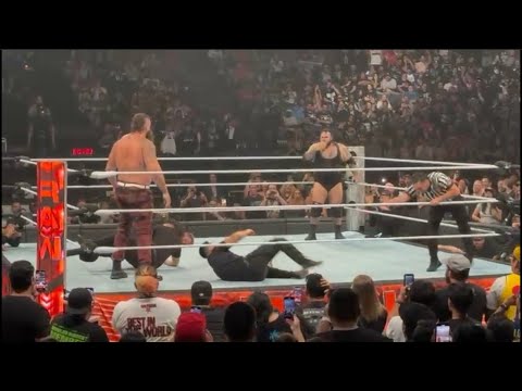 Bronson Reed and Braun Strowman Destroy Each Other Live Crowd Pop - WWE Raw 9/23/24