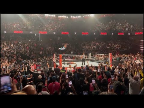 Jey Uso Wins Intercontinental Championship Live Crowd Pop - WWE Raw 9/23/24