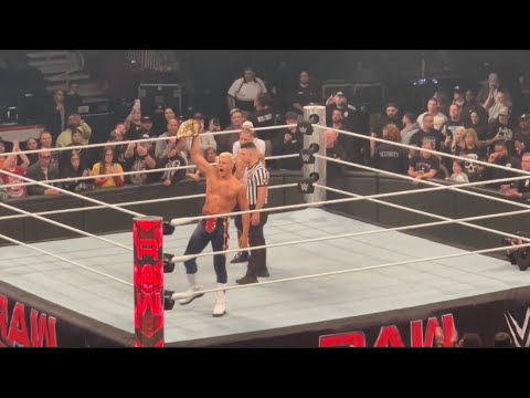 Cody Rhodes vs Carmelo Hayes Dark Match – WWE Raw 10/29/24