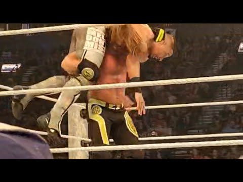 Front Row Footage of Aj Styles Ankle Injury  During WWE Smackdown 10/4/24