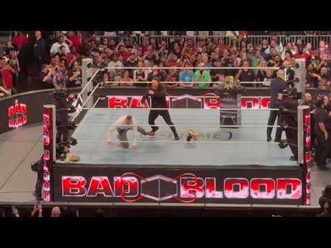 Sami Zayn Attacks Gunther – WWE Bad Blood 10/5/24