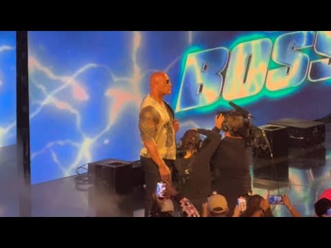 The Rock Returns Live Crowd Pop – WWE Bad Blood 10/5/24