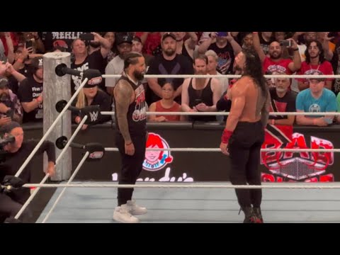 Jimmy Uso and Roman Reigns Share Emotional Moment after WWE Bad Blood 10/5/24 goes off air!