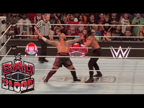 Roman Reigns & Cody Rhodes vs Solo Sikoa & Jacob Fatu Full Match – WWE Bad Blood 10/5/2024