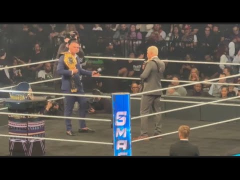 Gunther Confronts Cody Rhodes - WWE Smackdown 10/25/24