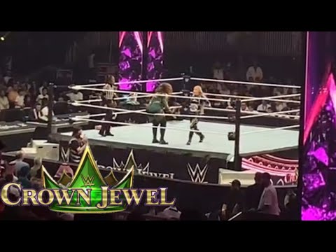 Liv Morgan vs Nia Jax Live Crowd Pop – WWE Crown Jewel 11/2/24￼