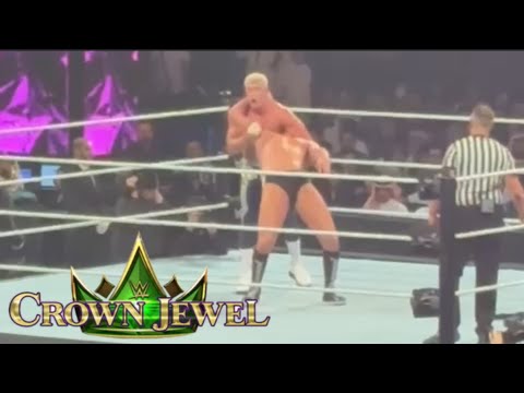 Cody Rhodes vs Gunther – WWE Crown Jewel 11/2/24