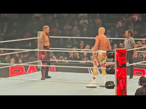 Solo Sikoa vs Cody Rhodes Dark Match - WWE Raw 12/2/24