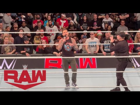 CM Punk and Seth Rollins Battle Over The TD Garden - WWE Raw 12/16/24