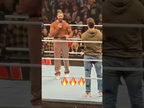 Seth Rollins Confronts CM Punk - WWE Raw #wwe #cmpunk #sethrollins #shorts